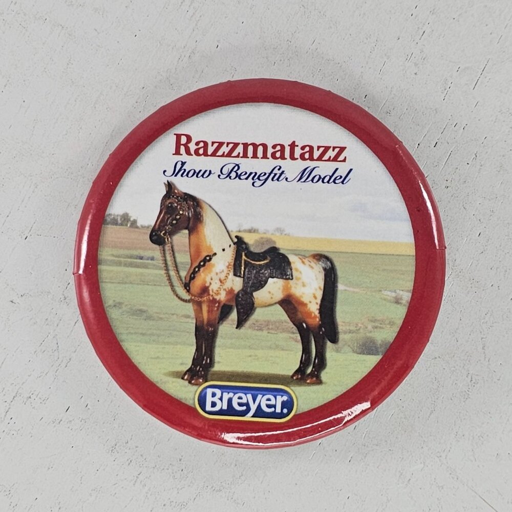 Breyer Razzmatazz Show Benefit Model Button Pin 2015